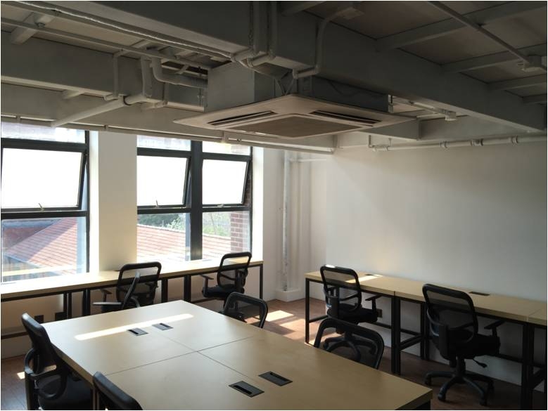 Central air-conditioning works for office buildings