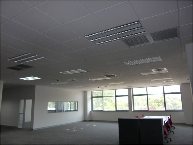 Central air-conditioning works for office buildings