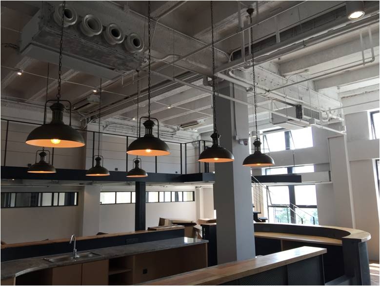 Central air-conditioning works for office buildings