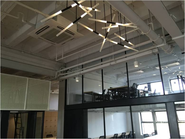 Central air-conditioning works for office buildings