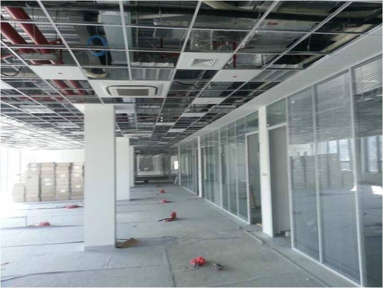 Clean room operations, indoor unit installation