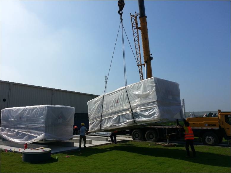 H-beam, air-conditioning chassis lifting