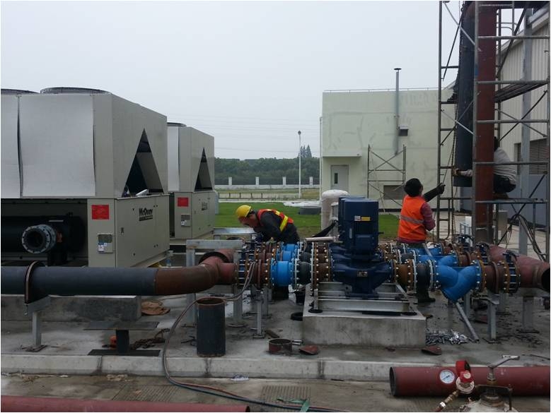 Indoor and outdoor piping welding , installation