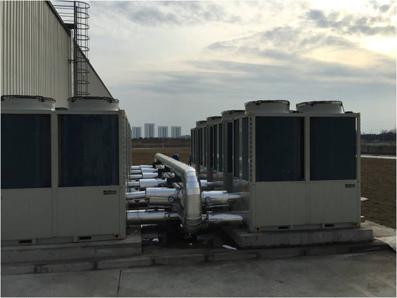 Central air-conditioning system for factory buildings