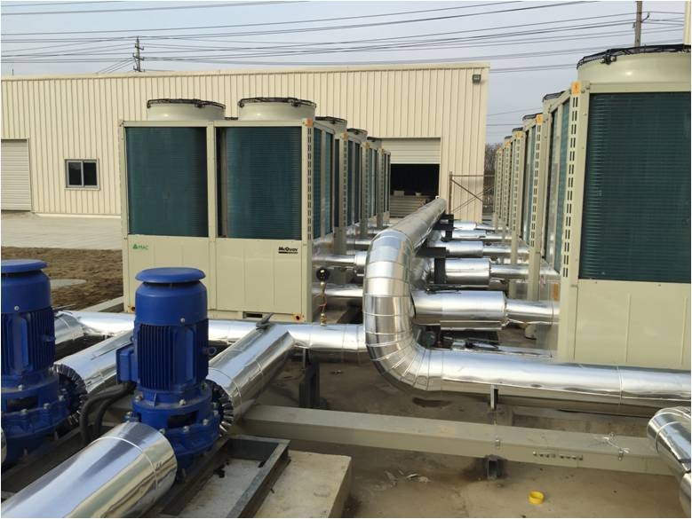 Central air-conditioning system for factory buildings